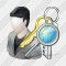 User Administrator Search Icon