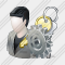 User Administrator Settings Icon