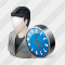 User Clock Icon