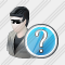 User Sun Glasses Question Icon