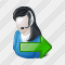 User Support Export Icon