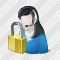 User Support Locked Icon