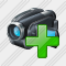 Video Camera Add Icon