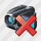 Video Camera Delete Icon