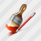 Wide Brush Paint Edit Icon