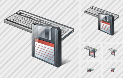 Icone Keyboard Save