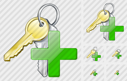 Keys Add Icon