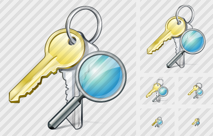 Keys Search Icon