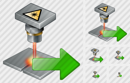 Icone Laser Beam Export