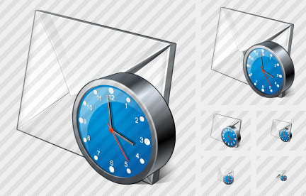 Mail2 Clock Icon