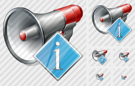 Megaphone Info Icon