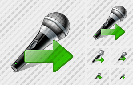 Microphone Export Icon