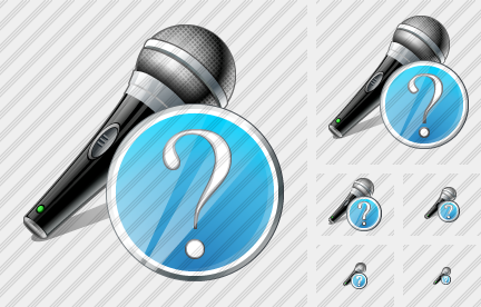 Microphone Question Icon