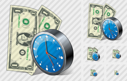 Icone Money Clock