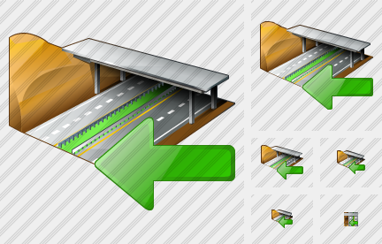 Motorway Import Icon