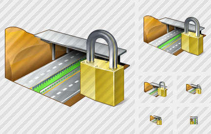 Icone Motorway Locked