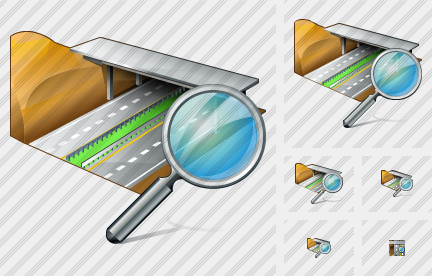 Motorway Search Icon