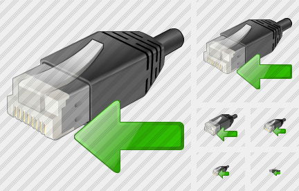 Icone Network Connection Import