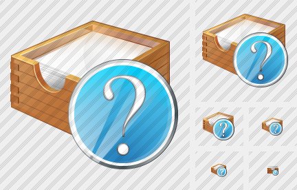 Paper Box Question Icon