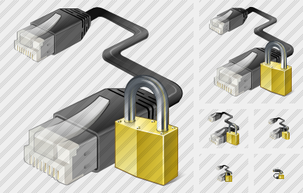 Icone Patchcord Locked