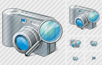 Photocamera Search Icon