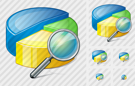 Icone Pie Chart Search