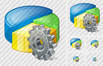 Icone Pie Chart Settings