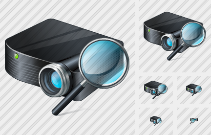 Icone Projector Black Search2