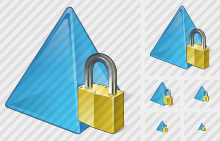 Pyramid Locked Icon