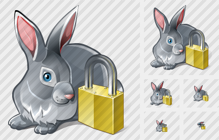 Rabbit Locked Icon