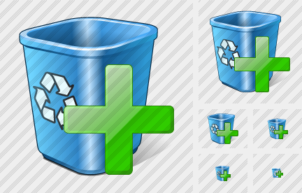 Recycle Bin Add Icon