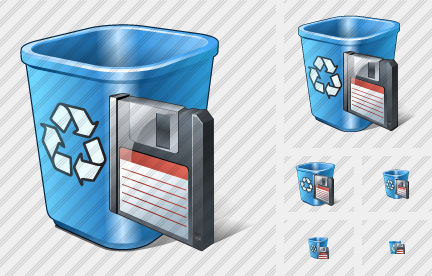 Recycle Bin Save Icon