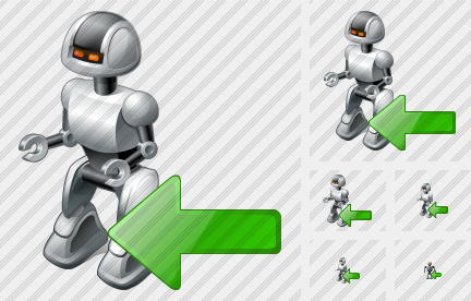 Robot Import Icon