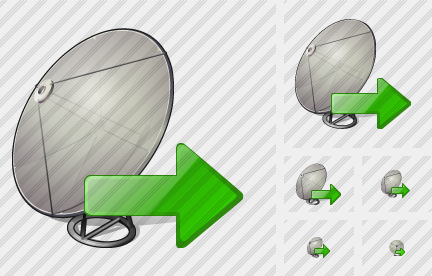 Satellite Plate Export Icon