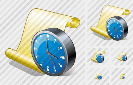 Icone Script Clock