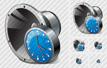 Icone Speaker Clock