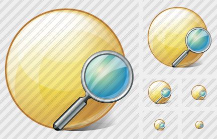 Sphere Search Icon