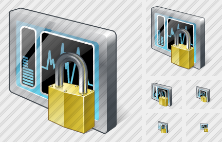 Icone System Control Locked