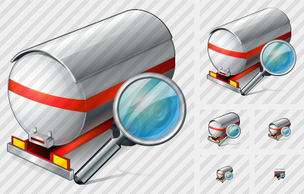 Tank Truck Search Icon