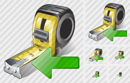 Tape Measure Import Icon