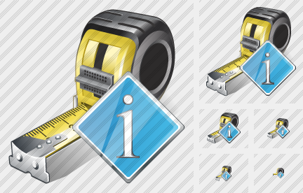 Icone Tape Measure Info