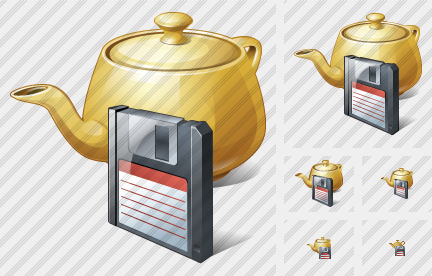 Teapot Save Icon