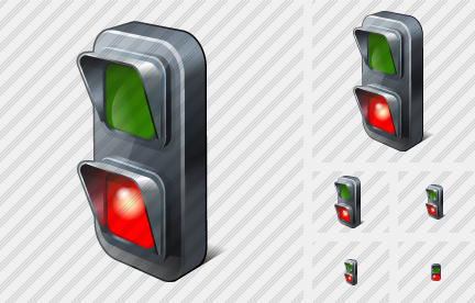 Traffic Lights Red Icon