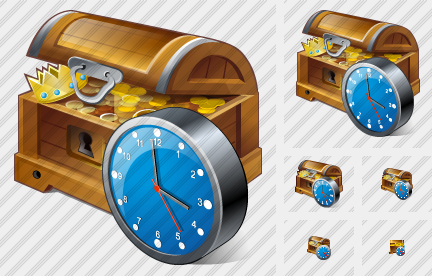 Treasure Clock Icon