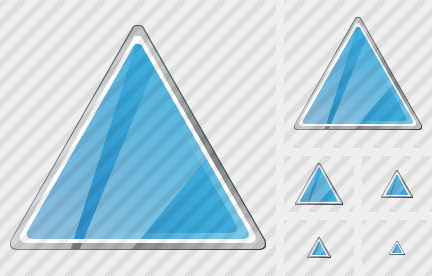 Triangle Blue Icon