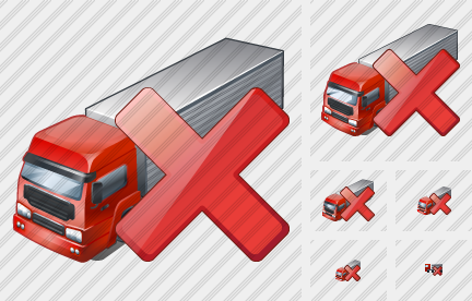 Truck Delete Icon