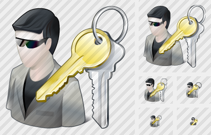 User Admin Sun Glasses Icon