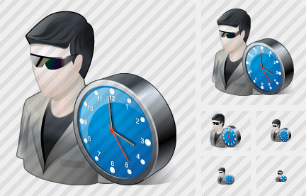  User Sun Glasses Clock