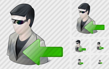 User Sun Glasses Import Icon