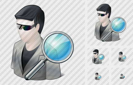 Icone User Sun Glasses Search